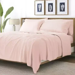 Kirklands Home Bed Sheets|Blush Ultra Soft 6-pc. Full Sheet Set Pink