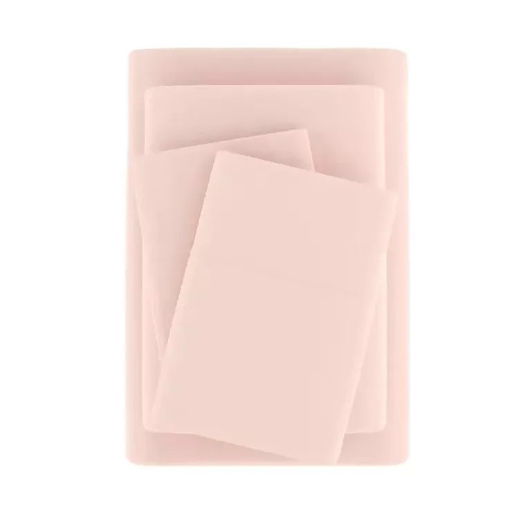 Kirklands Home Bed Sheets|Blush Ultra Soft 3-pc. Twin Sheet Set Pink