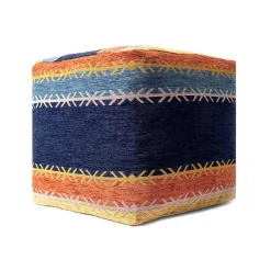 Sale Boho Turkish Stripe Ultra-Soft Pouf Poufs & Floor Cushions