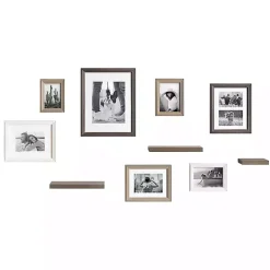 Kirklands Home Gallery Wall Frames|Bordeaux 10-pc. Gallery Wall Frame and Shelf Set