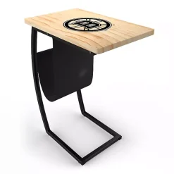 Kirklands Home Accent & End Tables|Boston Bruins Wood C-Table Tan