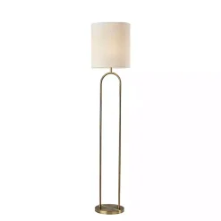 Kirklands Home Floor Lamps|Brass Metal Arch Floor Lamp Gold