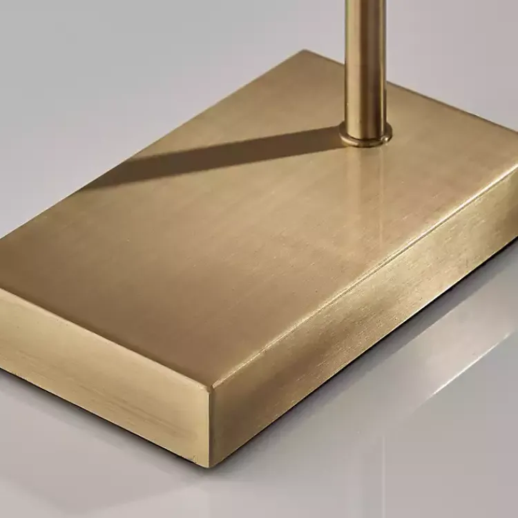 Kirklands Home Table Lamps|Brass Two-Tiered Shade Table Lamp Gold