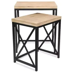 Kirklands Home Accent & End Tables|Briacrest Nesting Accent Tables, Set of 2