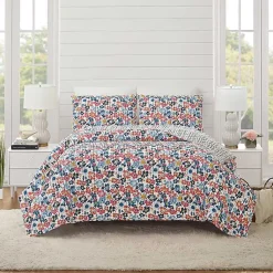 Kirklands Home Quilts|Bright Blossom 3-pc. King Quilt Set Multi