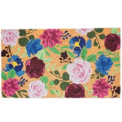 Kirklands Home Doormats|Bright Boho Flowers Doormat Multi