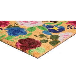 Kirklands Home Doormats|Bright Boho Flowers Doormat Multi