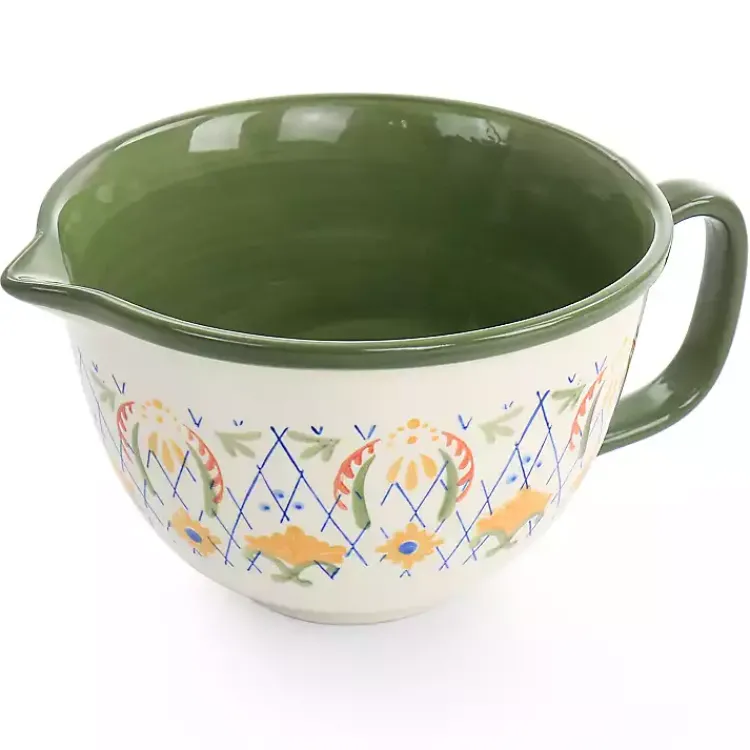 Kirklands Home Serving & Entertaining|Bright Southwest Floral Batter Bowl