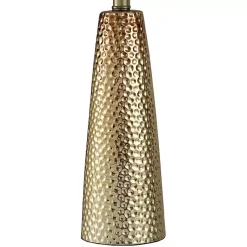 Kirklands Home Table Lamps|Bronze Hammered Table Lamp White