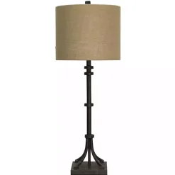 Kirklands Home Buffet Lamps|Bronze Iron Industrial Buffet Lamp Tan