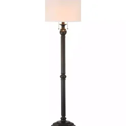 Kirklands Home Floor Lamps|Bronze Jessie Floor Lamp Ivory