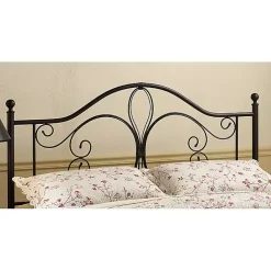 Kirklands Home Beds & Headboards|Bronze Meredith Metal Scroll Full/Queen Headboard Brown