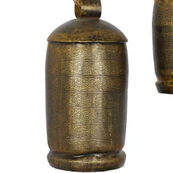 Clearance Bronze Metal Hanging Bells, Set of 3 Decorative Accents