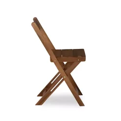 Kirklands Home Outdoor Sets|Acacia Wood 3-pc. Bistro Set Brown