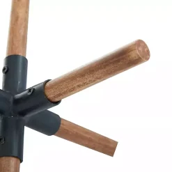 Online Brown and Black Wood Abstract Sculptures, Set of 2 Statues & Figurines