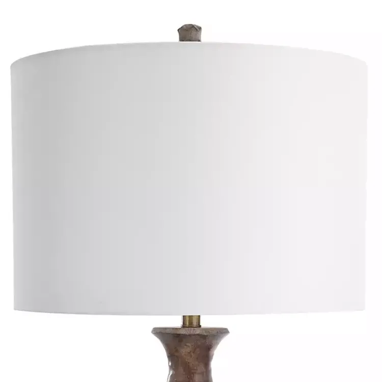 Kirklands Home Table Lamps|Brown and Gold Gourd Table Lamp White