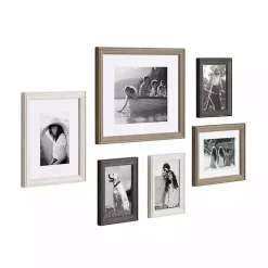 Kirklands Home Gallery Wall Frames|Brown and Gray 6-pc. Gallery Wall Frame Set