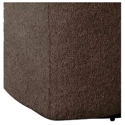 Kirklands Home Accent Chairs|Boucle Barrel Swivel Accent Chair Brown