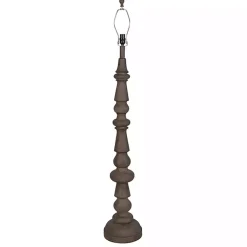 Kirklands Home Floor Lamps|Carved Spindle Floor Lamp Brown