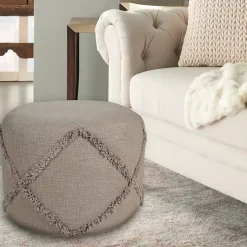 Clearance Diamond Tufted Pouf Poufs & Floor Cushions