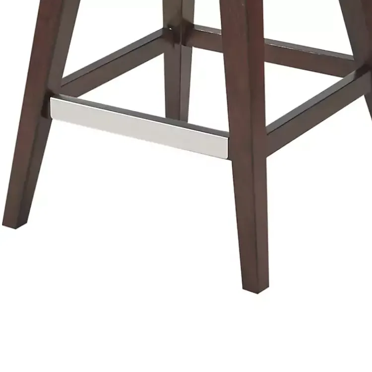 Kirklands Home Bar Stools & Counter Height Stools|Ivey High Wingback Swivel Counter Stool Brown