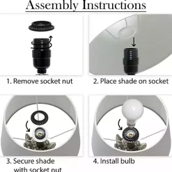Kirklands Home Table Lamps|Brown Owl and Shade Table Lamp White