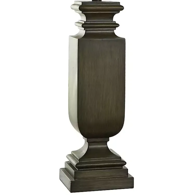 Kirklands Home Table Lamps|Brown Traditional Rectangular Table Lamp