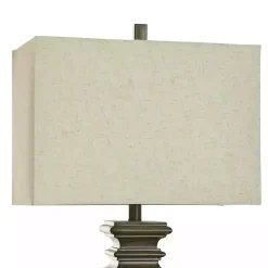 Kirklands Home Table Lamps|Brown Traditional Rectangular Table Lamp