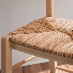 Kirklands Home Bar Stools & Counter Height Stools|Wood and Seagrass Counter Stools, Set of 2 Brown