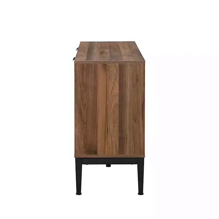 Kirklands Home Cabinets & Sideboards|Wood Chevron 4-Door Sideboard Brown