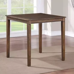 Kirklands Home Dining Tables|Wood Counter Stool 5-pc. Dining Set Brown