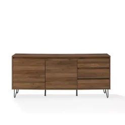 Kirklands Home Tv Stands & Media Consoles|Wood Hairpin Legs Media Cabinet Brown