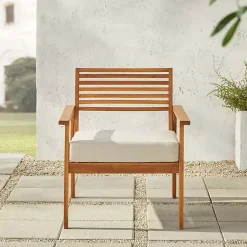 Kirklands Home Outdoor Seating|Brown Zane Outdoor Club Chair