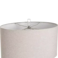 Kirklands Home Table Lamps|Brushed Brown Shell Table Lamp Gray