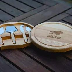 Kirklands Home Serving & Entertaining|Buffalo Bills Cheese Board and Tool Set Tan