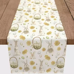 New Bunnies and Baskets Easter Table Runner, 72 in. Easter Decorations