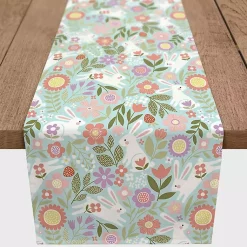 Outlet Bunnies and Blossoms Table Runner, 90 in. Easter Decorations