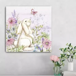 Sale Bunny Butterfly Trail I Canvas Art Print Easter Decorations
