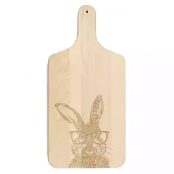 Best Bunny Glasses Maple Cutting Board Easter Decorations