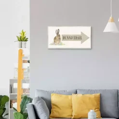 Online Bunny Trail Arrow Easter Canvas Wall Art Easter Decorations