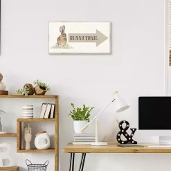 Online Bunny Trail Arrow Easter Canvas Wall Art Easter Decorations
