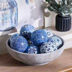 Clearance Calico Terracotta Bowl Decorative Bowls & Jars