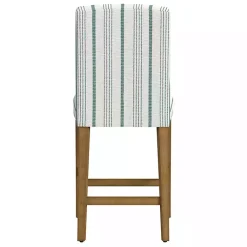 Kirklands Home Bar Stools & Counter Height Stools|Calypso Striped Upholstered Counter Stool
