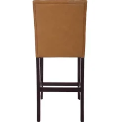 Kirklands Home Bar Stools & Counter Height Stools|Camel Faux Leather Jeremy Counter Stools, Set of 2 Brown