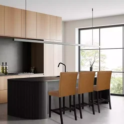 Kirklands Home Bar Stools & Counter Height Stools|Camel Faux Leather Jeremy Counter Stools, Set of 2 Brown