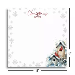 Clearance Cardinal Christmas Note Dry Erase Board, 8x8 in. Christmas Art & Wall Decor