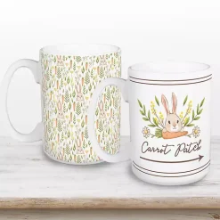 Online Carrot Patch Easter Mugs, Set of 2 Easter Decorations