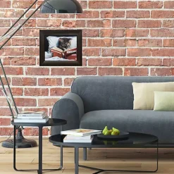 Kirklands Home Framed Art|Cat Reading Framed Art Print