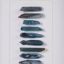 Kirklands Home Framed Art|Cerulean Agate Martha Stewart Shadowbox Plaque