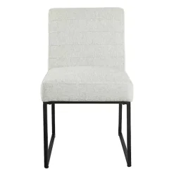 Kirklands Home Dining Chairs|Channeled Woven Dining Chair Gray